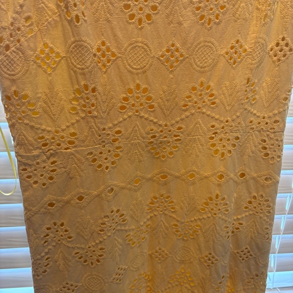 Sam Edelman Asymmetrical Yellow Lace Dress - Picture 4 of 5